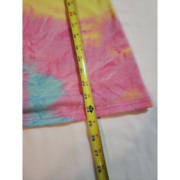 Andree by Unit womens tie dye one shoulder tee shirt size M - Picture 12 of 12